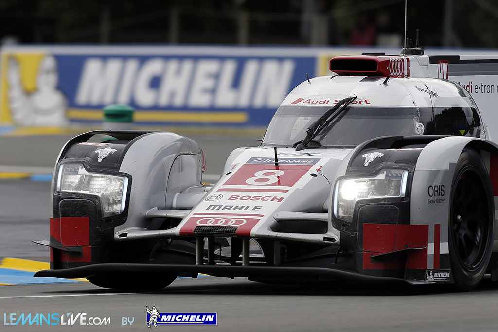 Le Mans 24 Hours Audi in positions four, five and six after qualifying