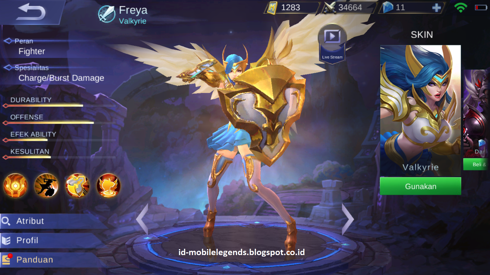 Wallpaper Mobile Legend Freya Kampung Wallpaper