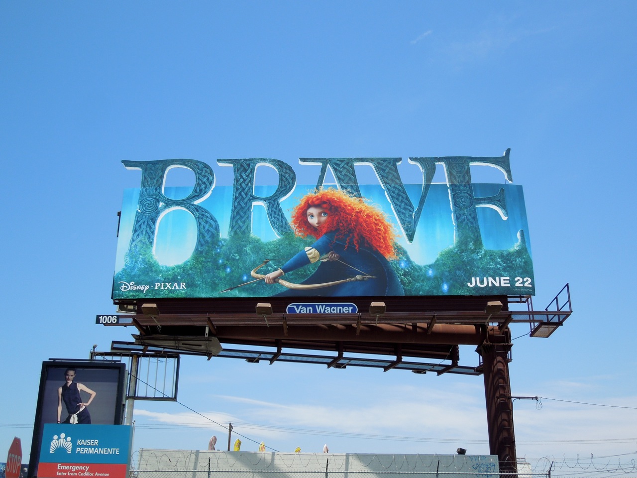Daily Billboard: Giant Brave movie billboards... Advertising for Movies TV Fashion ...