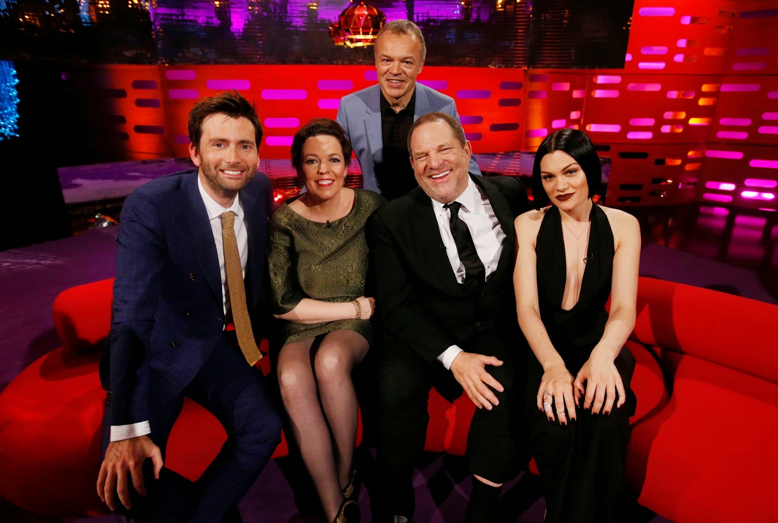 PREVIEW PHOTOS David Tennant & Olivia Colman On The