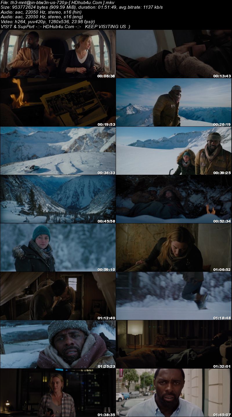 The Mountain Between Us 2017 300MB Hindi Dual Audio 480p BluRay Download