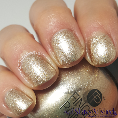 FingerPaints Tis the Season to Sparkle - Golden Glaze | Kat Stays Polished