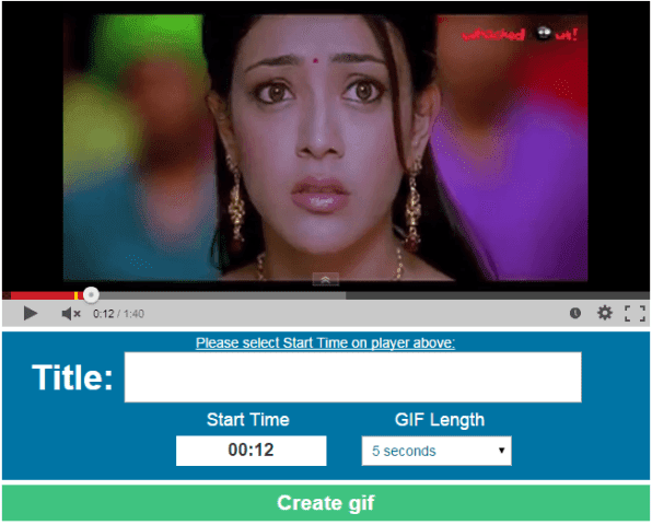 Gif YouTube, YouTube videos, How to create animated gifs, create animated gifs from YouTube