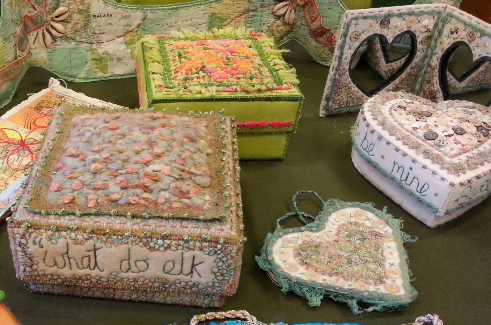 Hippystitch Rachel Lombard Contemporary Stitched Textile Art