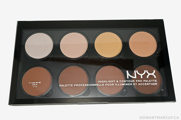 NYX Highlight & Contour Pro Palette review, swatches