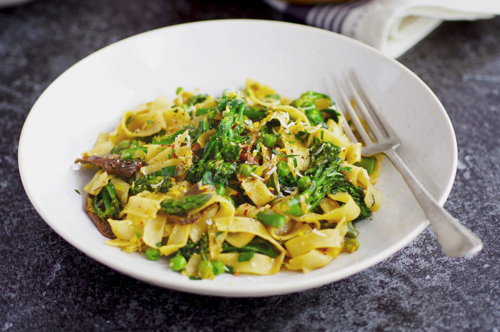 Garlic & Lemon Tagliatelle Euphoric Vegan