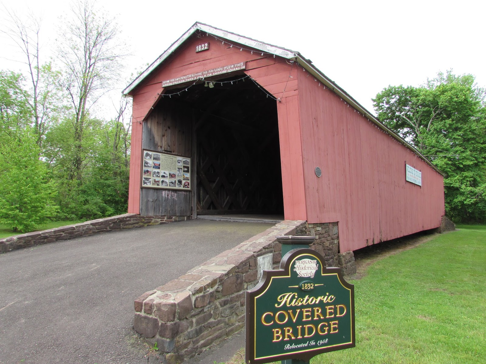 Perkasie and Sellersville, Bucks County Train Station, Covered Bridge