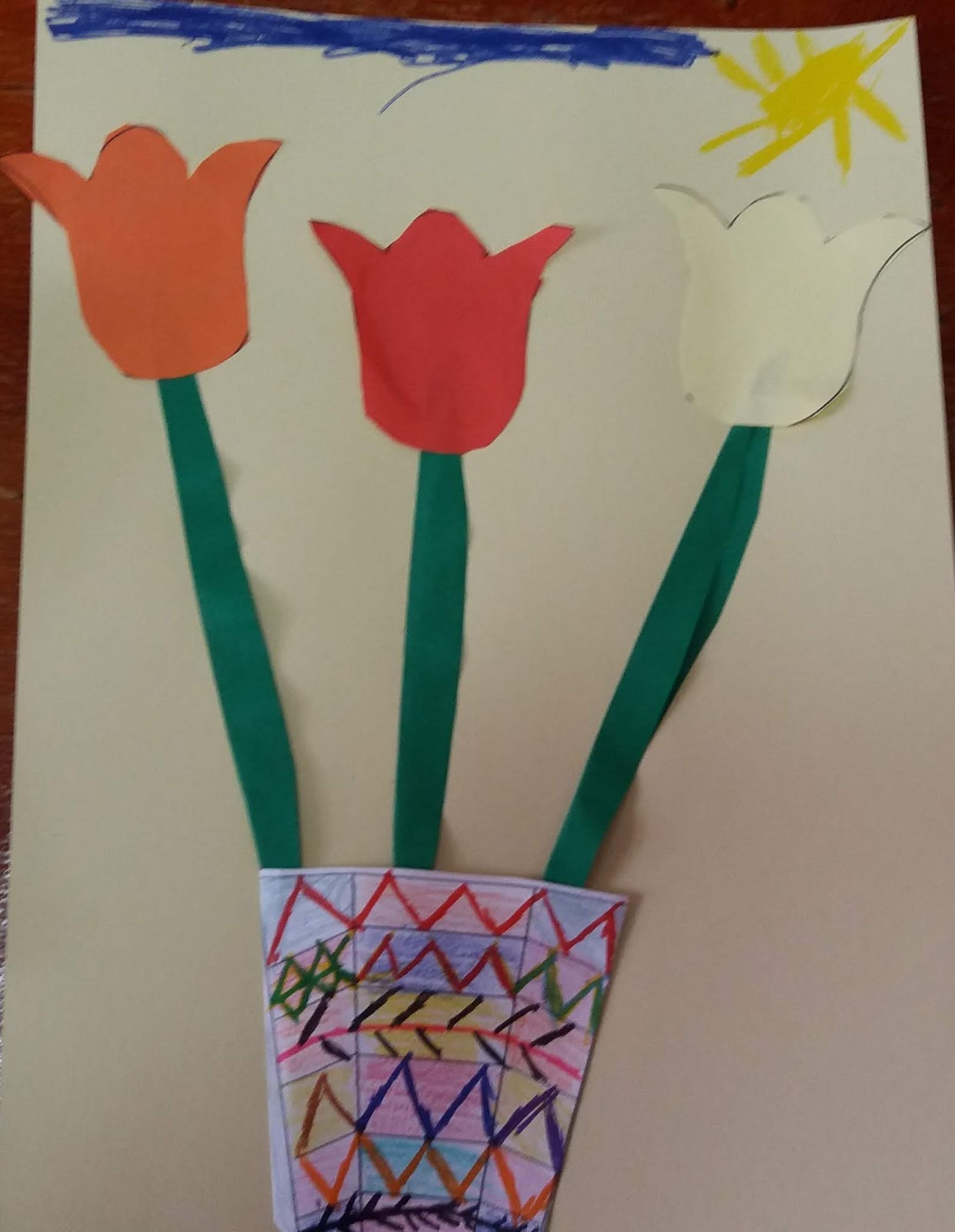 Lumea Lui Scolarel Colaj Cu Flori De Primăvară