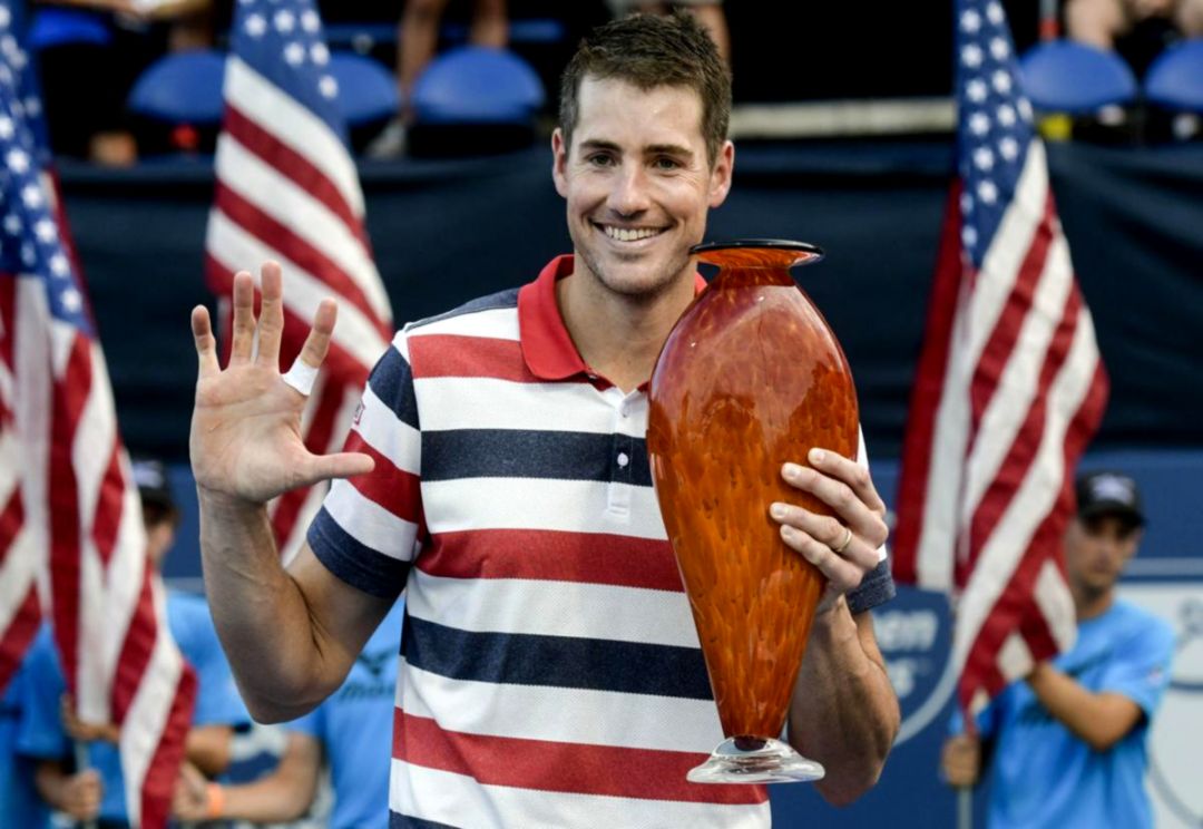 John Isner defeats Ryan Harrison to win fifth Atlanta Open tennis