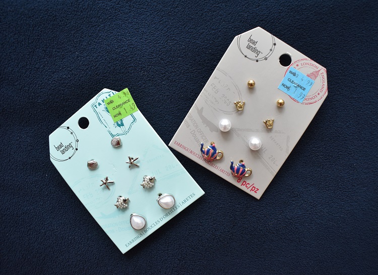 Bead Landing Earrings from Michaels (less than 2) The Budget Fashion