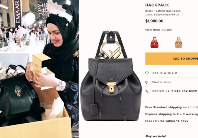 'I Love You So Much!' - Comel Dato Sri Siti Nurhaliza Gembira Dapat Hadiah Bag RM8K Lebih