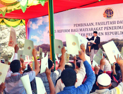 Presiden Jokowi, Tahun ini 5 Juta Sertifikat Tanah segera dibagikan kepada Masyarakat