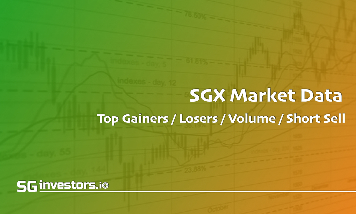 SGX Market Data @ SGinvestors.io