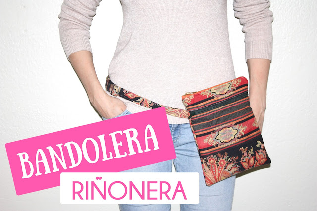 TUTORIAL COMO HACER UN BOLSO BANDOLERA/RIÑONERA (PATRONES GRATIS) 