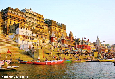 tempat wisata terkenal di India Kota suci varanasi india ghat terkenal di varanasi
