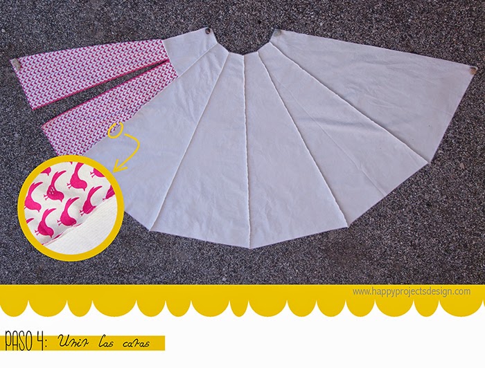 DIY tipi: unir caras