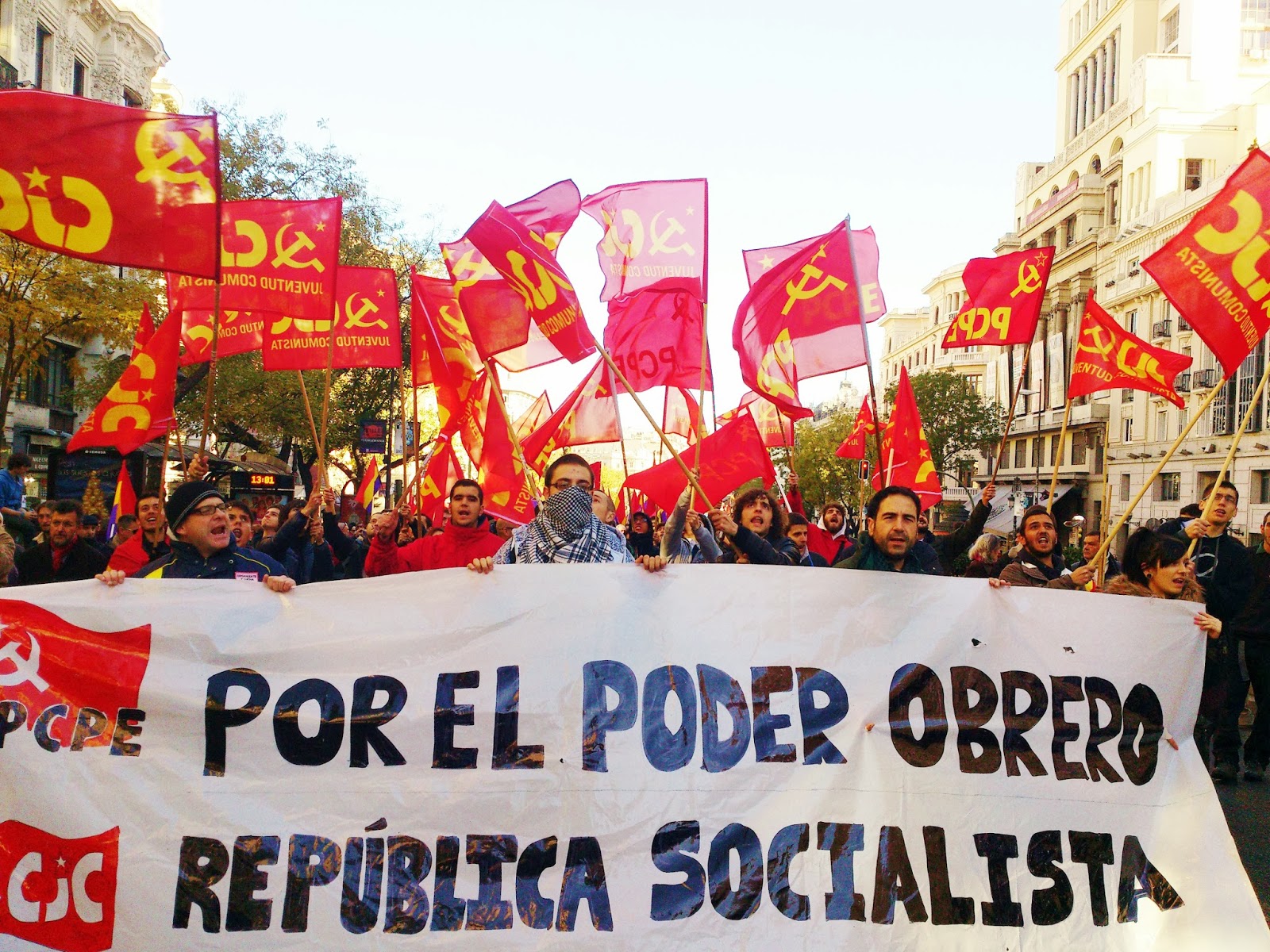Colectivos de Jóvenes Comunistas de Madrid [+FOTOS] Crónica 6D en