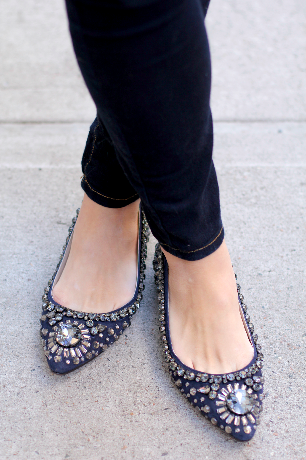 Navy Blue Sparkle Shoes | Connecticut Fashion and Lifestyle Blog ...