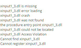 Xinput1_3.DLL là gì? Tải Xinput1_3.dll cho win 7, win10 miễn phí c