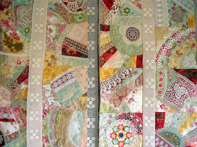 Allie's in Stitches The Lace Quilt