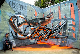 04-Alligator-Standing-On-Chrome-Letters-Odeith-3D-Anamorphic-Graffiti-Drawings-www-designstack-co