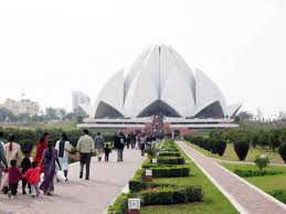 lotus temple also called bahai upasana temple located in delhi, is a must watch tourist place in india
