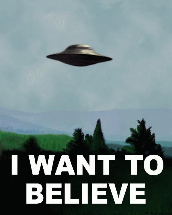 I WANT TO BELIEVE