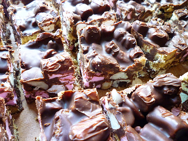 Chocolate and Marshmallow Fridge Cake Recipe