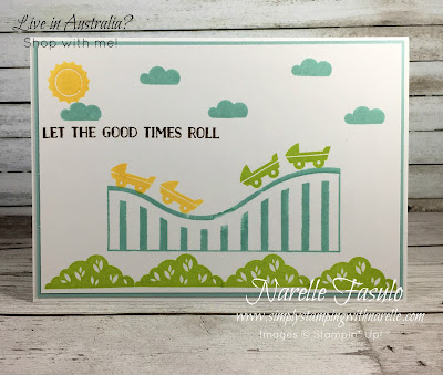 Let The Good Times Roll bundle - A fantastic stamp set and thinlits bundle that is perfect for making fun cards - Get your bundle here - http://bit.ly/2CXrOwg