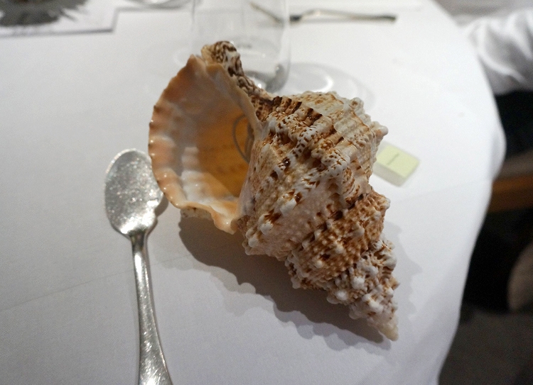 Euriental | dinner at the Fat Duck, Bray, by Heston Blumenthal. Sound of the Sea.