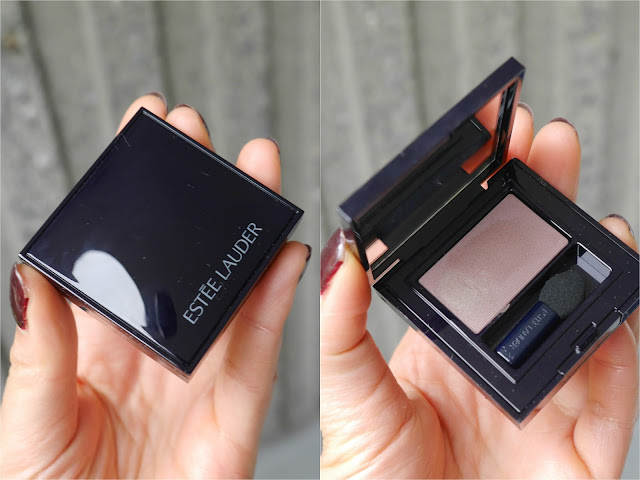 estee lauder pure  envy eye defining single eyeshadow strong currant swatch review