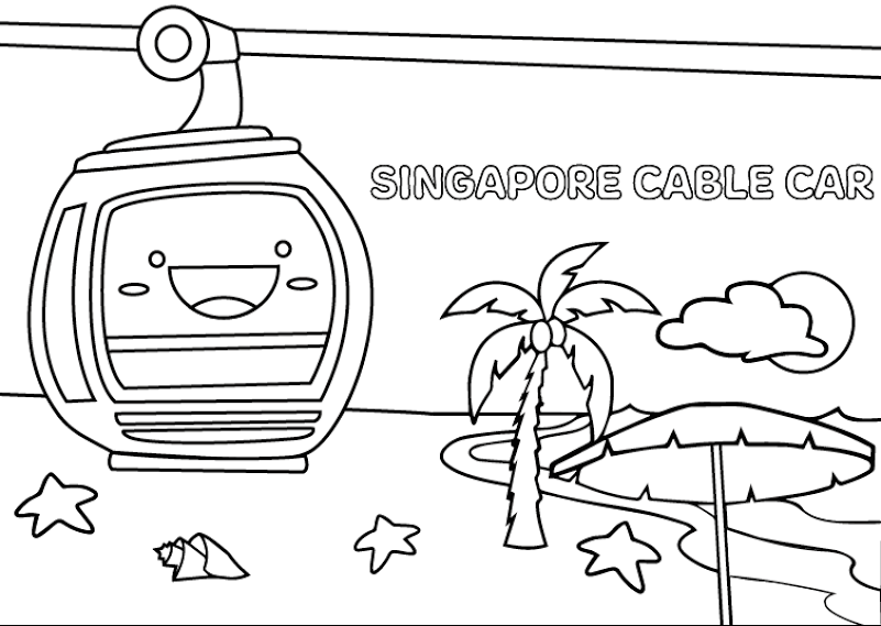 cable car coloring pages - photo #25