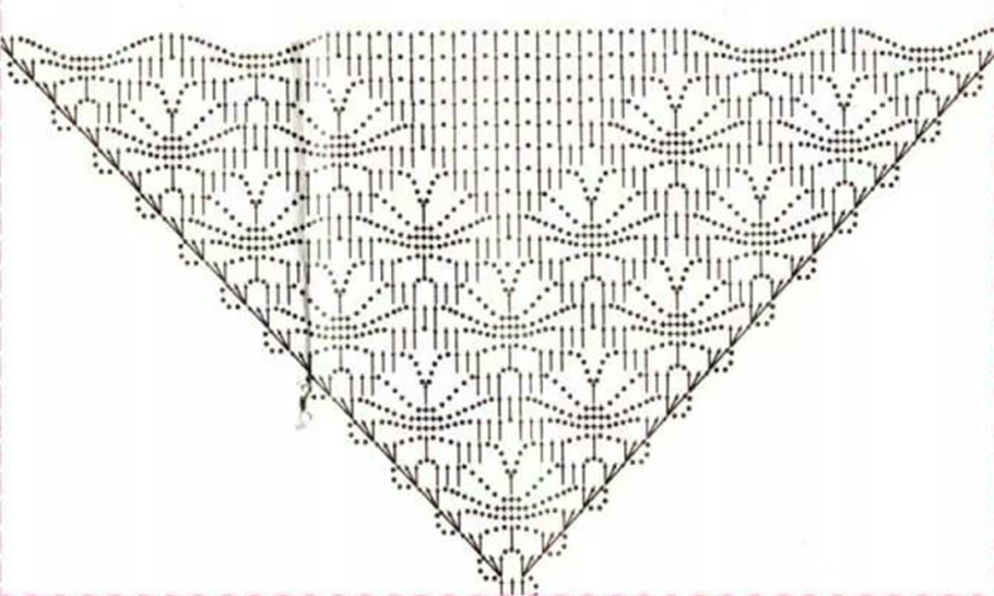 Узоры шаль схемы. Шаль вязаная крючком узором паучки. Шаль бактус паучки. Схема шали паучки крючком. Шаль паучки крючком схема.