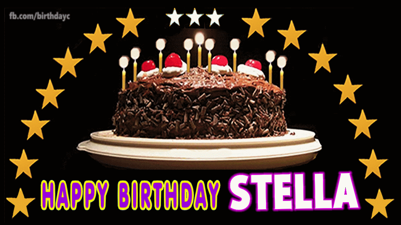 Happy Birthday Stella Images Gif.
