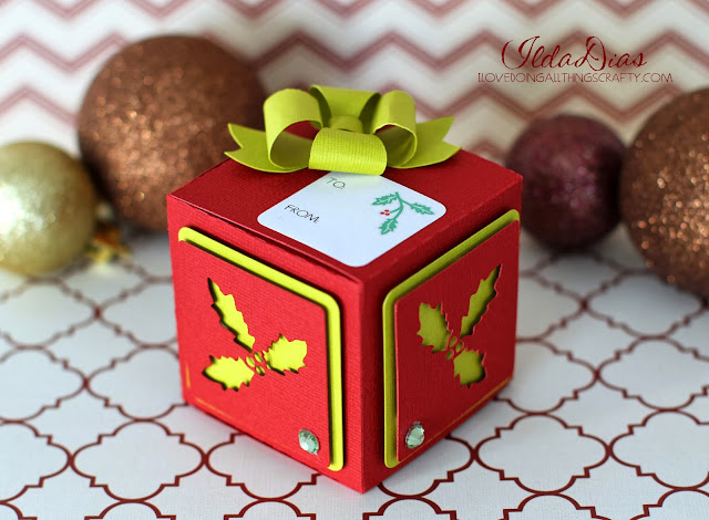 DIY Christmas Labels on the Silhouette with Fleurette Bloom Designs | Ink On 3 Files
