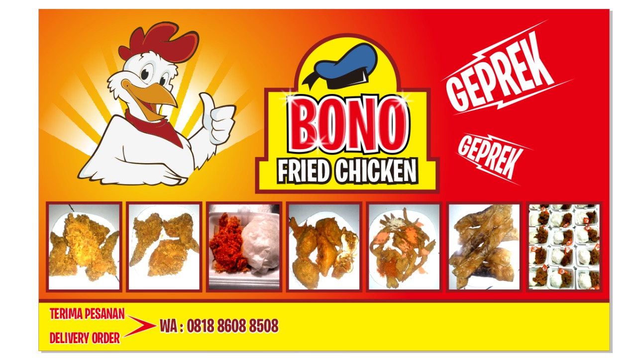 Spanduk Fried Chicken