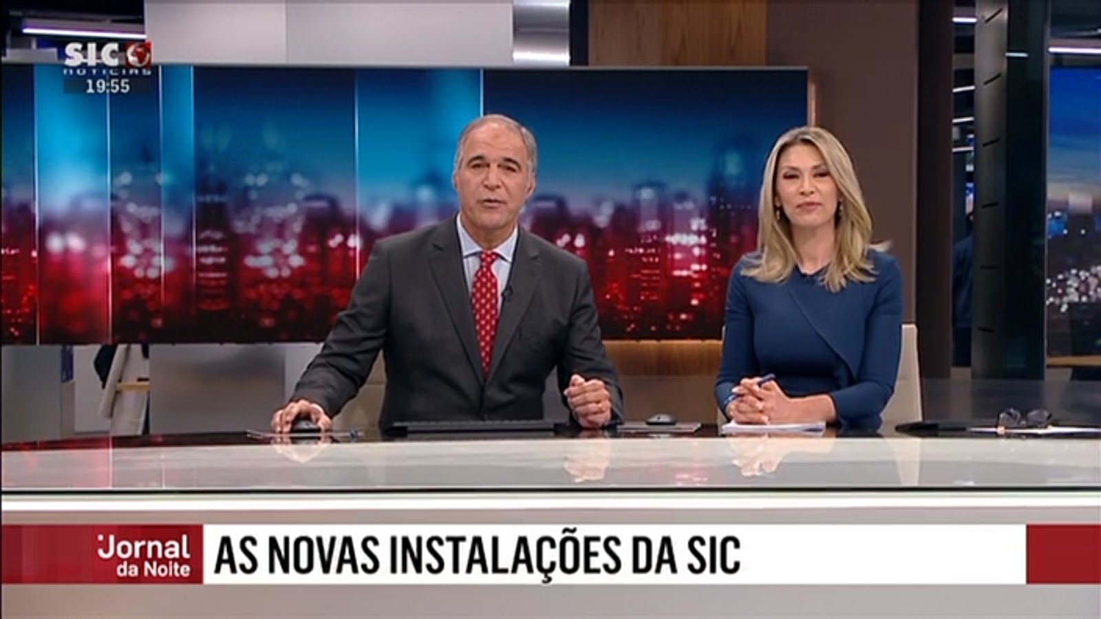 As imagens do novo Jornal da Noite vídeo) As imagens do novo Jornal da Noite vídeo)