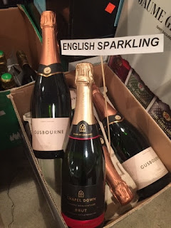 Gusbourne and Chapel Down English Sparkling bottles