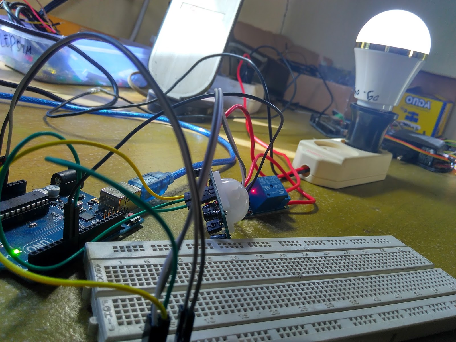 Automatic Bathroom Lights with Pir Sensor