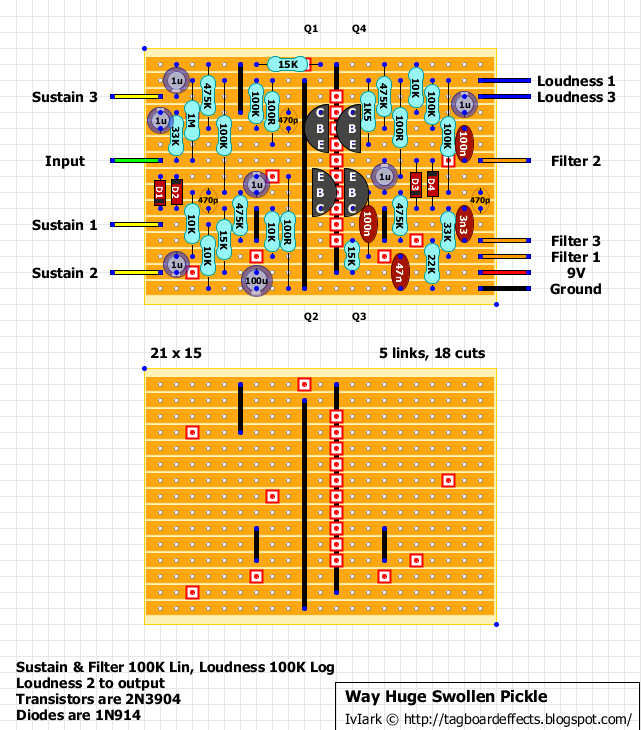 Guitar FX Layouts: Way Huge Swollen Pickle