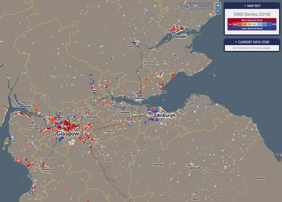Scottish Index of Multiple Deprivation (2016)