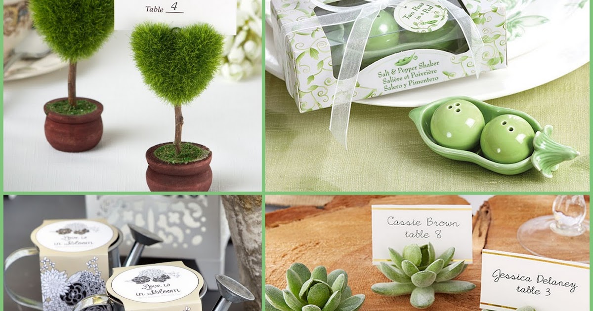 HotRef Blog Green Garden Party Favors