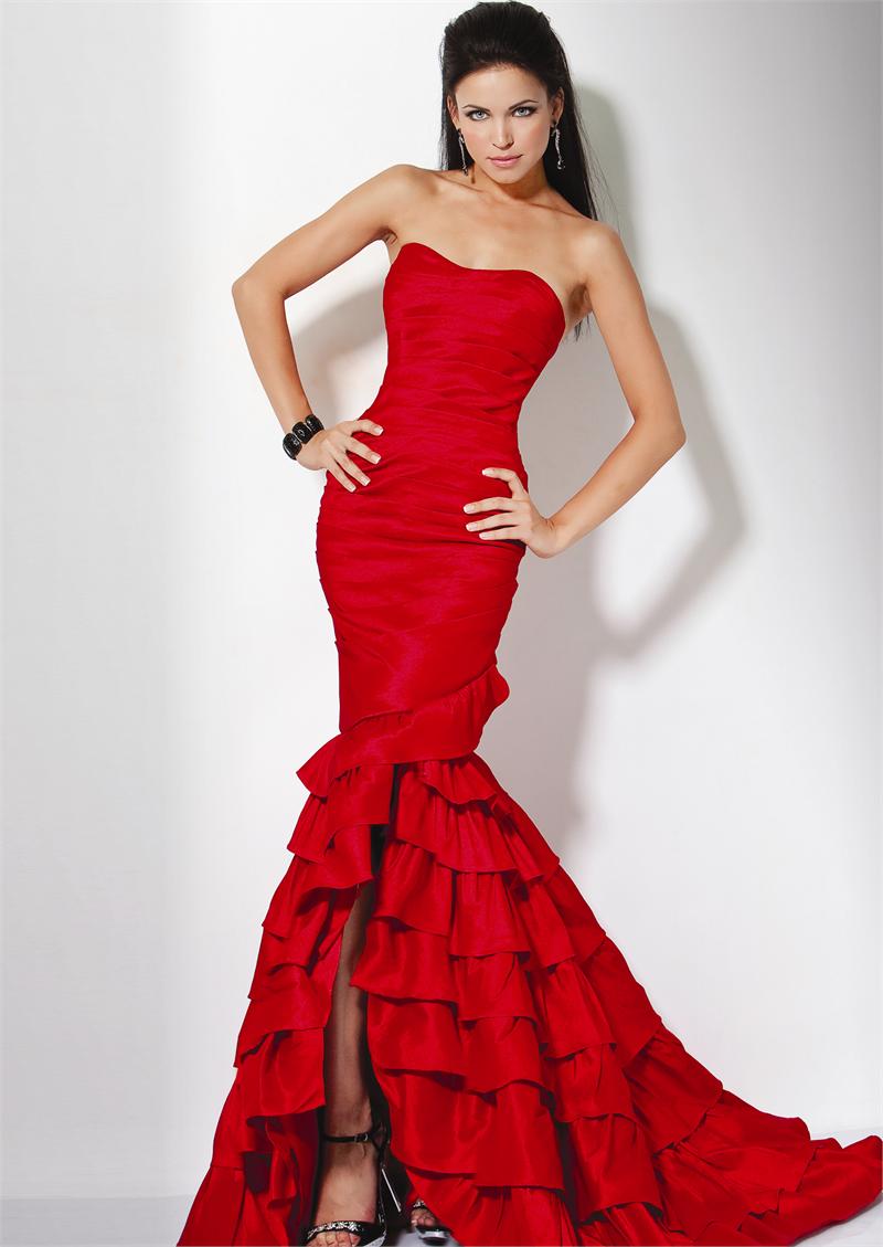 Strapless Evening Gown 