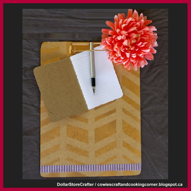 Dollar Store Crafter Clipboard Makeover (Dollar Tree Crafts)
