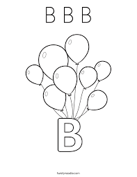 B Coloring Page 1