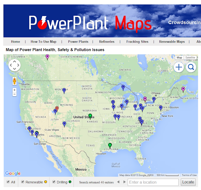 Power Plant Maps Map of Power Plants Shut Down (Coal, Gas, Nuclear)