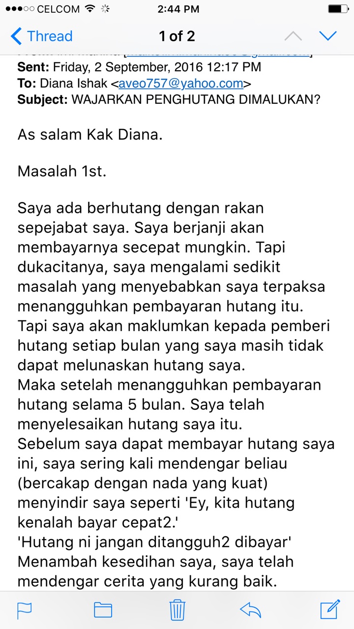 Walk On Wings Tread In Air Nak Mintak Hutang Pun Kena Ada Cara Jugak