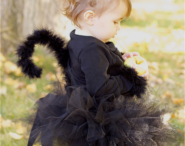 how to make a cat costume for little girl, the cutest halloween costume