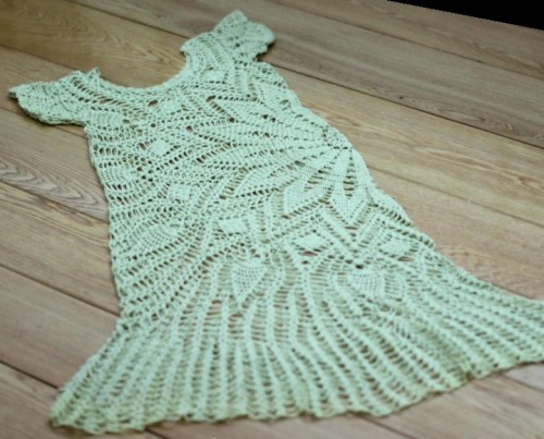 Crochet charm lace dress for summer - Free crochet diagram