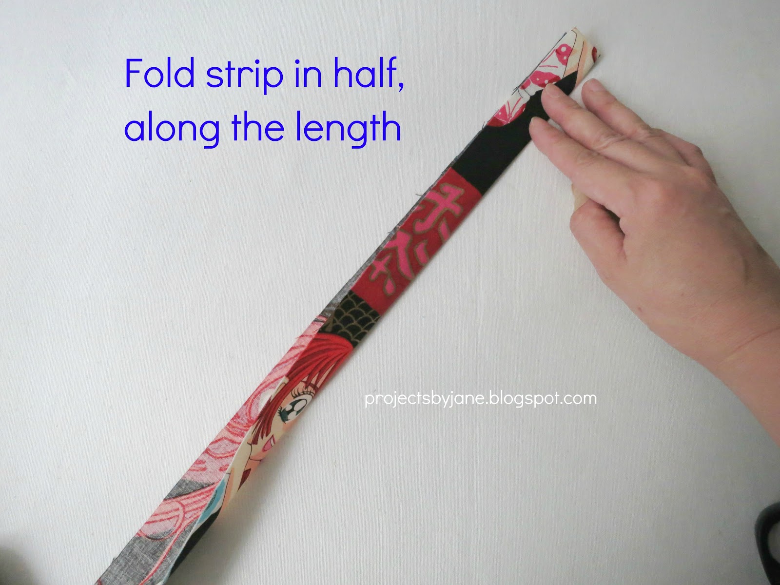 How to sew a long thin strap Projects by Jane